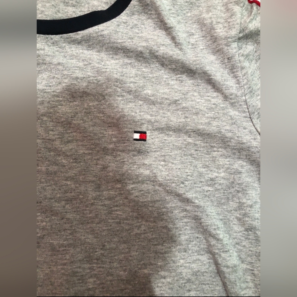 Tommy Hilfiger Gray T-Shirt Dress - Picture 3 of 12
